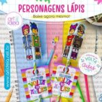 Arquivo Digital - Personagens Lápis Volta às Aulas