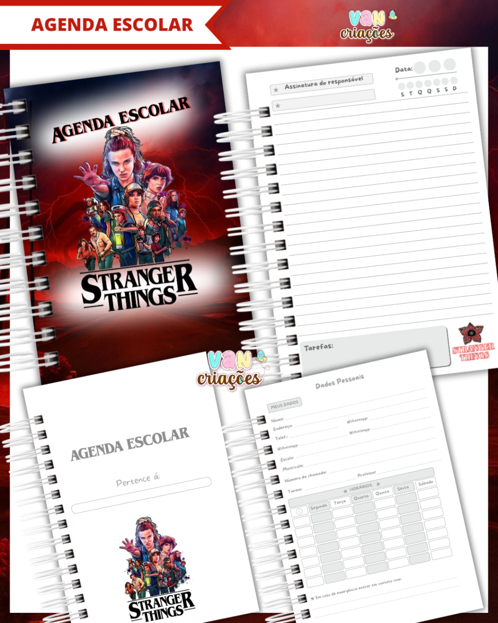 STRANGER THINGS -20260122T220922Z-3-001 Arquivo Digital - Escolar Stranger Things - Imagem 1