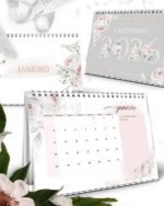 Arquivo Kit Calendários 2026 de Mesa A5 A6 e Calendário Marca Página Believe - Imagem 4