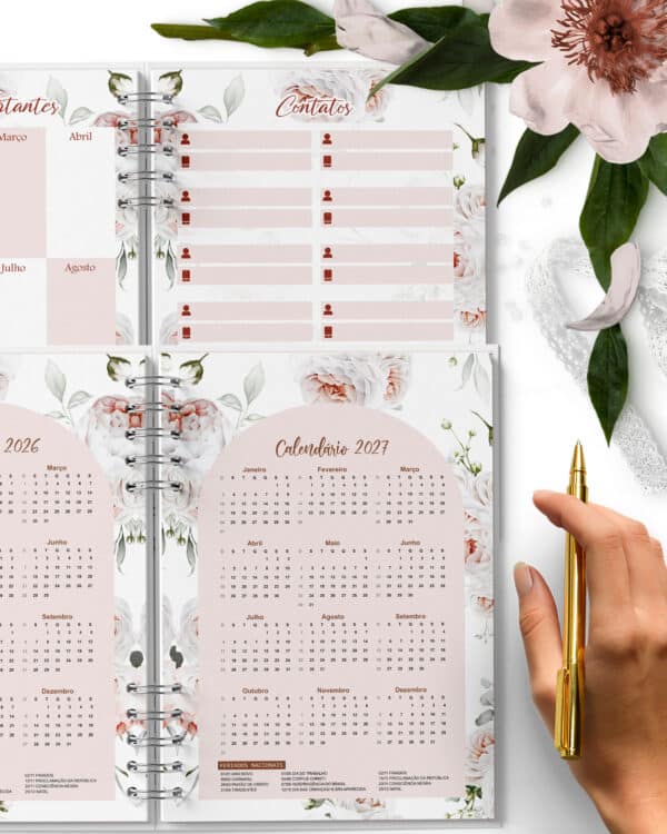 ARQUIVO COMBO 10 Agendas 2026 e Permanente COM e SEM VERSÍCULOS e HORÁRIOS Believe - Imagem 6