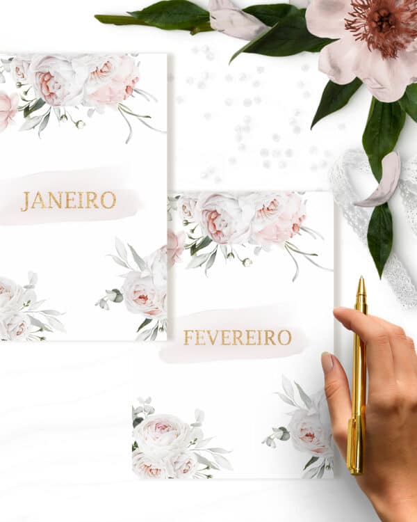 ARQUIVO COMBO 10 Agendas 2026 e Permanente COM e SEM VERSÍCULOS e HORÁRIOS Believe - Imagem 2