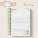 ARTE CADERNO A5 NATUREZA SERENA (CAPA PLANA) - Imagem 3