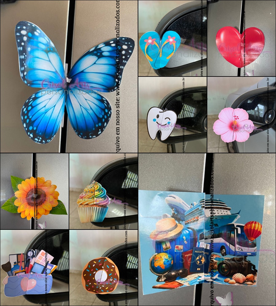 cards PACK 11 ARTES PARA CARTÃO DE RETROVISOR - Imagem 1