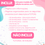 Catálogo Volta às Aulas Editável - Imagem 3