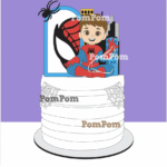 Arquivo de Corte Topo de Bolo Homem Aranha