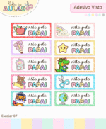 Arquivo Digital Adesivo VISTO PELA MAMÃE - Imagem 2