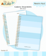 Volta às Aulas - AZUL NEUTRO - Imagem 2