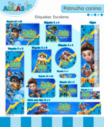 Volta às Aulas -  PATRULHA CANINA MENINO - Imagem 6