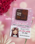 Arquivo digital _ Cartão para chocolate tablet cacau show_ dia da mulher - Imagem 3