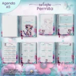 Agenda A5 Não Datada Coleção Permita - Imagem 4