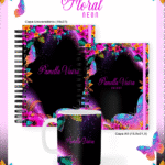 Escolar Adulto Teen - FLORAL NEON