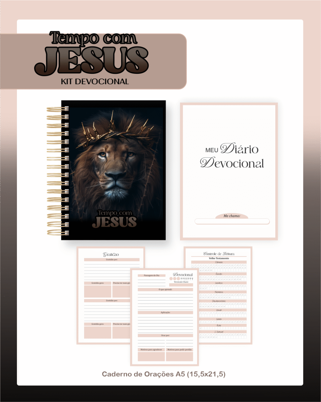 DEVOCIONAL MASCULINO TEMPO COM JESUS 2 - Drive da Cris