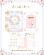 Escolar Adulto Teen - FLORAL CLEAN - Imagem 2