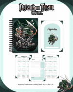 Escolar Adulto Teen - ATTACK ON TITAN - Imagem 2