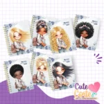 Cadernos Escolar Menina - Imagem 4