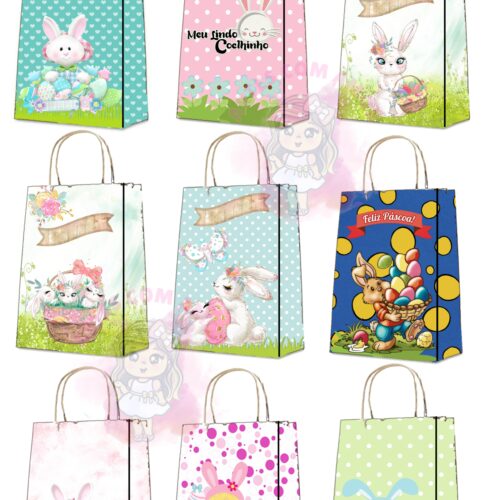 Arquivo de Corte Sacolinhas Páscoa
