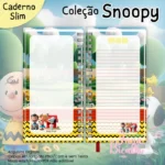 Caderno Slim Coleção Snoopy - Imagem 3