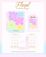 Escolar Adulto Teen - FLORAL CANDY - Imagem 2