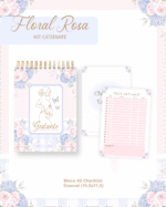Kit Digital Floral Rosa e Colorido Gestante - Imagem 2