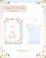 Kit Digital Floral Rosa e Colorido Gestante - Imagem 7