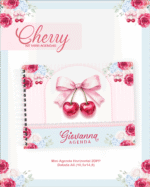 KIT MINI AGENDAS HORIZONTAIS A6 - CHERRY