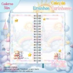 Caderno Slim Coleção Ursinhos Carinhosos - Imagem 3