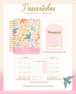 Escolar Adulto Teen - PASSARINHOS COLORIDOS - Imagem 3