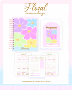 Escolar Adulto Teen - FLORAL CANDY - Imagem 3