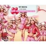 Kit digital Barbie Boiadeira