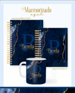 Escolar Adulto Teen - MARMORIZADO AZUL