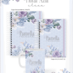 Escolar Adulto Teen - FLORAL AZUL CLEAN