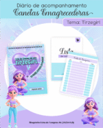 Encadernação Canetas Emagrecedoras - LILÁS TIZERGIRL - Imagem 2