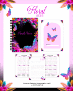 Escolar Adulto Teen - FLORAL NEON - Imagem 3