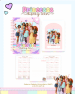 Escolar Adulto Teen - PRINCESAS DISNEY TEEN - Imagem 3