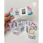 ARQUIVO DE CORTE CARD PARA RETROVISOR PAPELARIA PERSONALIZADA / CARTÃO DE VISITA CRIATIVO - Imagem 2