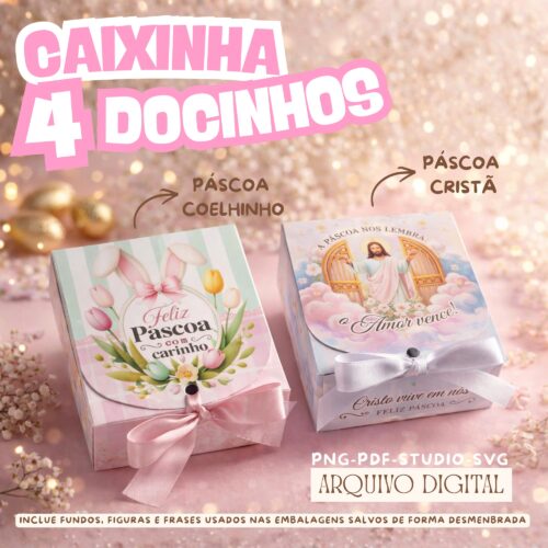 ARQUIVO DIGITAL – CAIXINHA 4 DOCINHOS PÁSCOA 2026