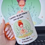 Arte Digital "O caminho da paz interior começa com: Isso não é problema meu!"