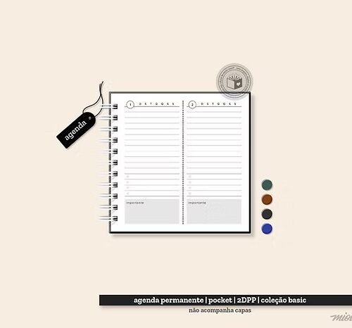 Basic | Agenda Permanente | Pocket