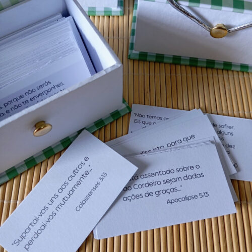 Arquivo digital caixinha versículos