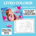 LIVRO COLORIR CARINHA DE ANJO