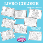 LIVRO COLORIR CARINHA DE ANJO - Imagem 2