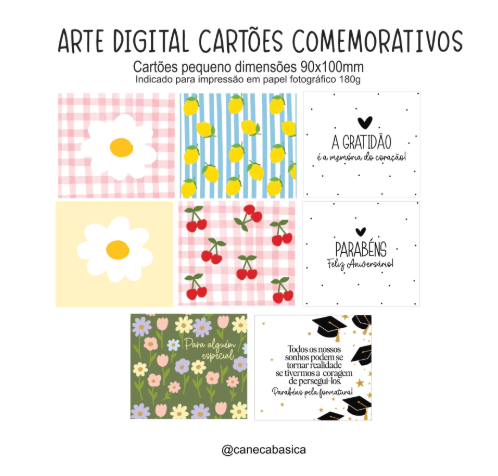 Arte Digital Cartões Comemorativos