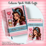 Caderno Pautado A5+Bloquinho A6 – Coleção Girls With Coffe N5