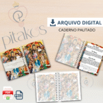Caderno Pautado diversas Santas