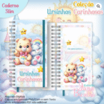Caderno Slim Coleção Ursinhos Carinhosos