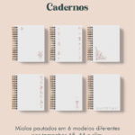 Cadernos Coleção Laços & Rosas Wire-o