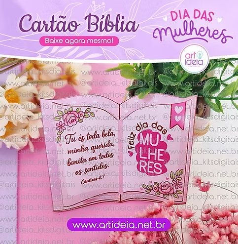 Arquivo Digital - Cartão Bíblia Dia das Mulheres