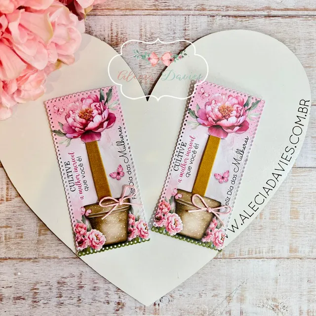 Cartão Para Lixa de Unha - Dia das Mulheres ARTE CARTÃO PARA LIXA DE UNHA DIA DAS MULHERES - Imagem 1