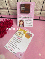 Arquivo digital _ Cartão para chocolate tablet cacau show_ dia da mulher