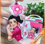 Chaveiro de polaseal – Dia das mulheres